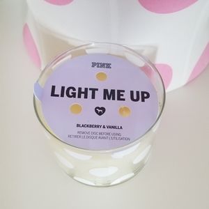 Victoria's Secret Pink BlackBerry & Vanilla Candle
